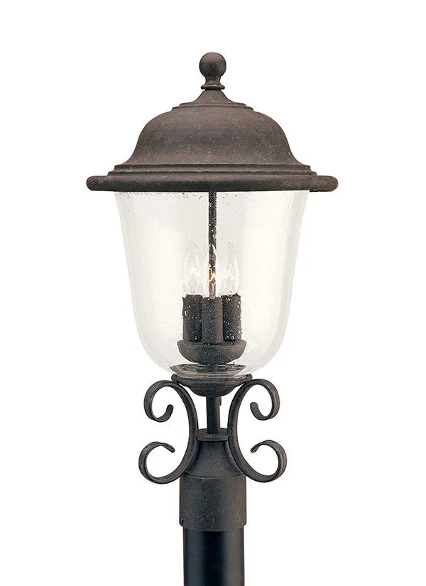 TRAFALGAR 3 LIGHT OUTDOOR LANTERN, OXIDIZED BRONZE