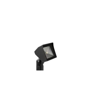 Vista Outdoor Lighting - GR-5105-B-3-W-FR - 5105 Aluminum Mini Area Light, Black, Warm, Frosted Lens