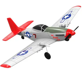 VOLANTEXRC Mustang P51D 2CH 400mm For Kids Beginners (15.7'') 76203