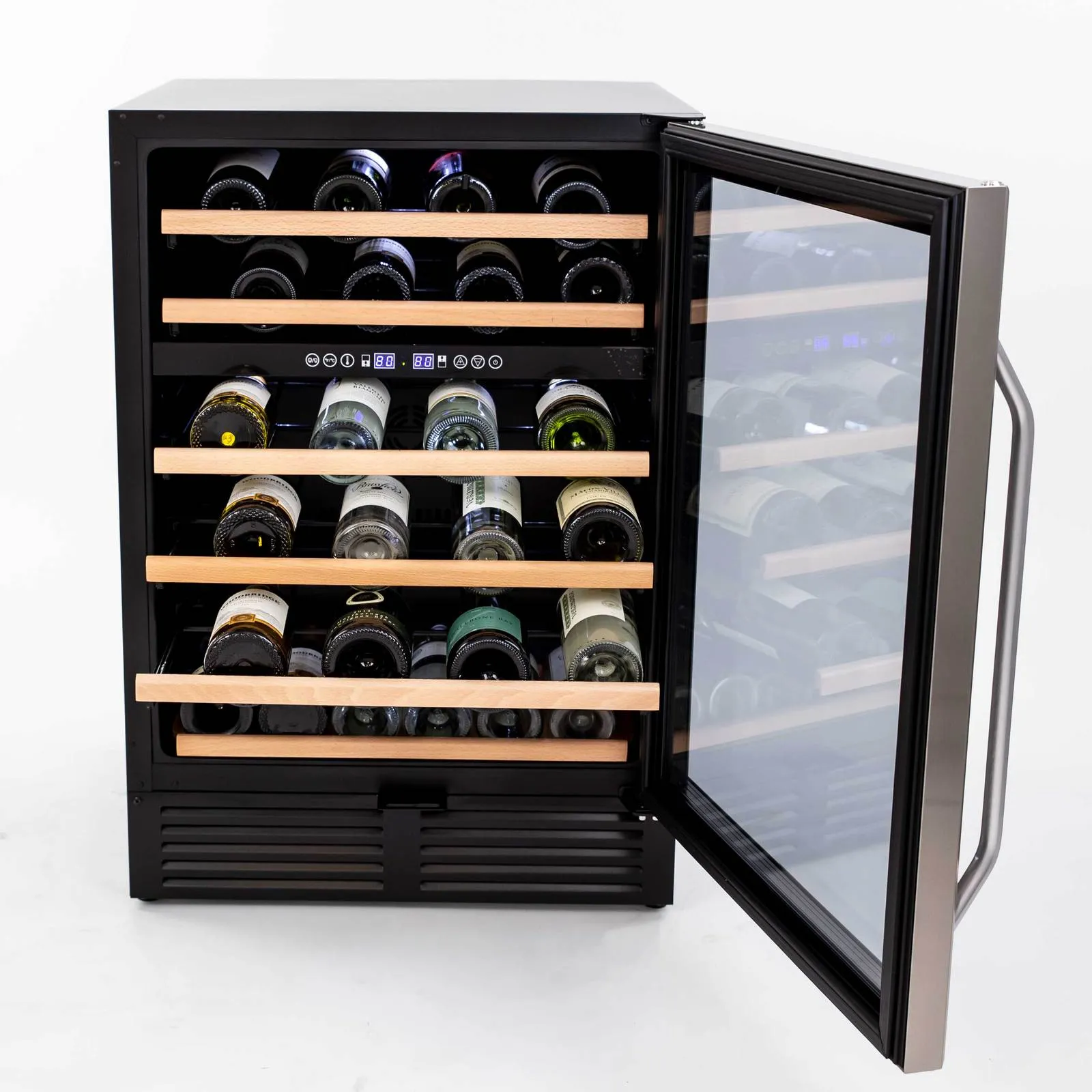 WCR496DS Avanti 49 Bottle Dual-Zone Wine Cooler - Stainless Steel / 49 Bottles