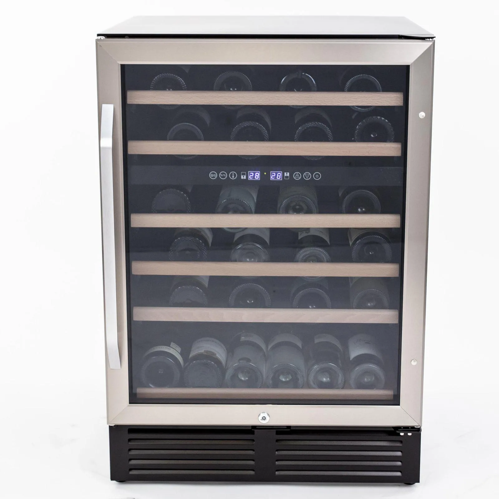 WCR496DS Avanti 49 Bottle Dual-Zone Wine Cooler - Stainless Steel / 49 Bottles