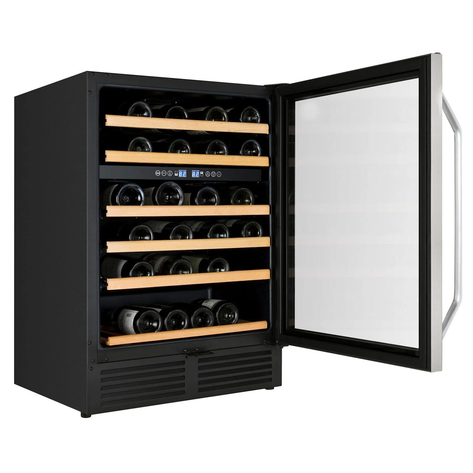 WCR496DS Avanti 49 Bottle Dual-Zone Wine Cooler - Stainless Steel / 49 Bottles