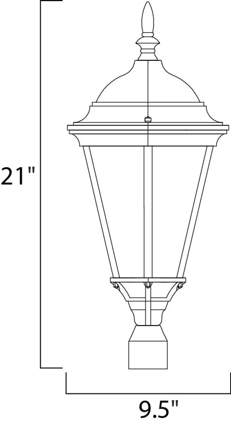 Westlake 9.5" Outdoor Pole/Post Mount