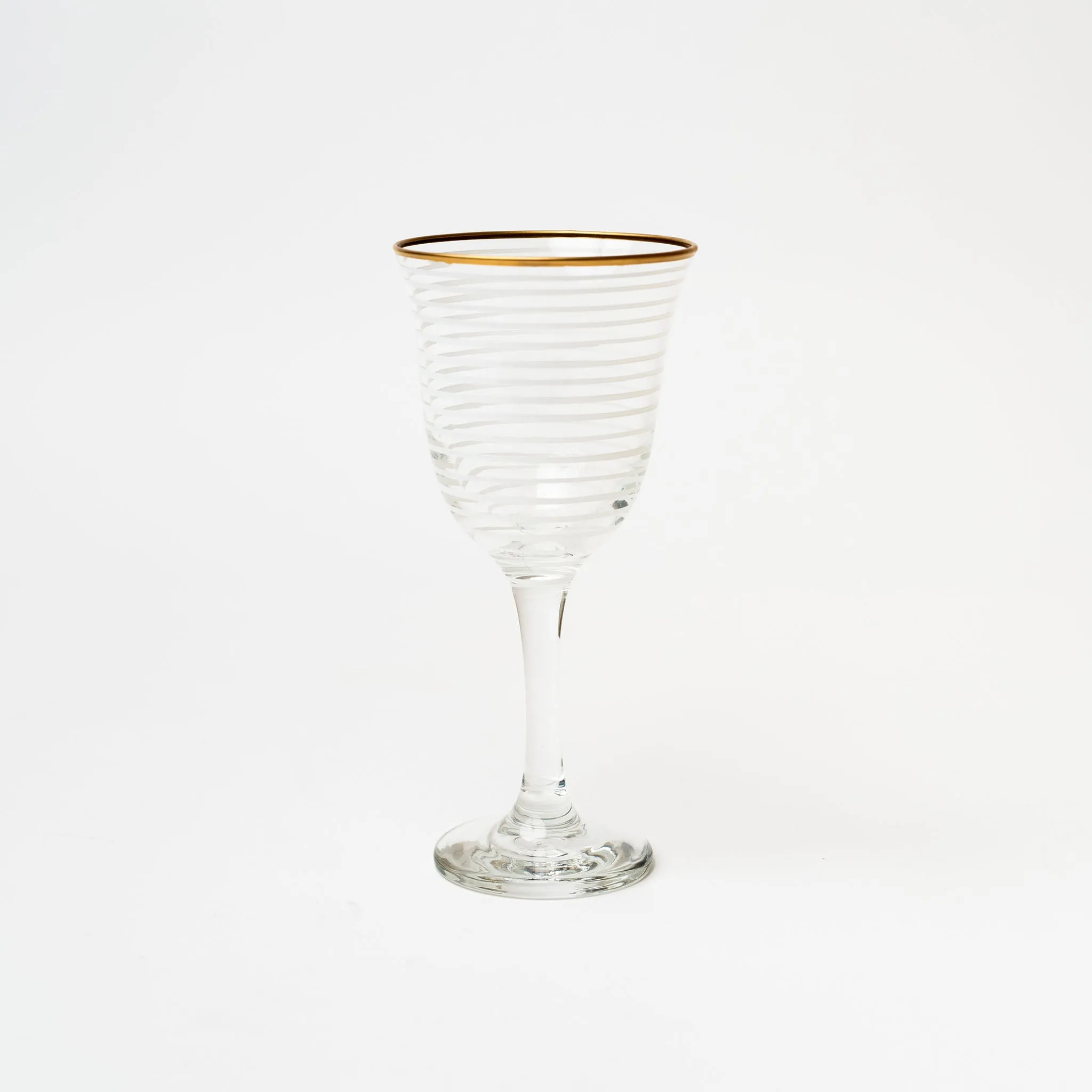 White Panorama Wine Glass