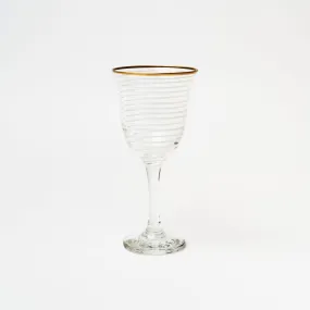 White Panorama Wine Glass