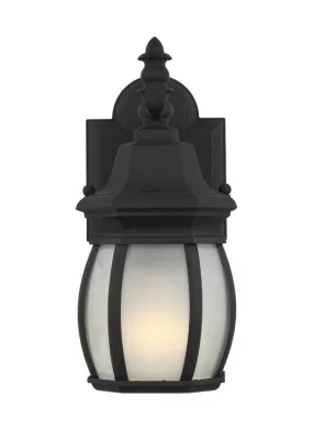 Wynfield Collection - Small One Light Outdoor Wall Lantern | Finish: Black - 89104-12